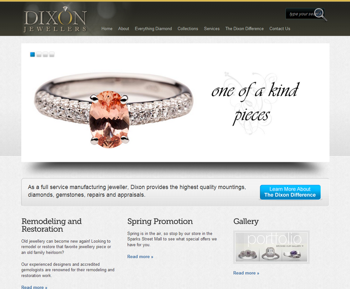 dixonjewellers.com Dixon Jewellers Ottawa Manufacturing Jeweller